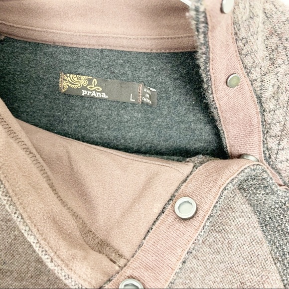 Prana Brandie Wool Blend Sweater in Weathered Wood - Picture 7 of 13